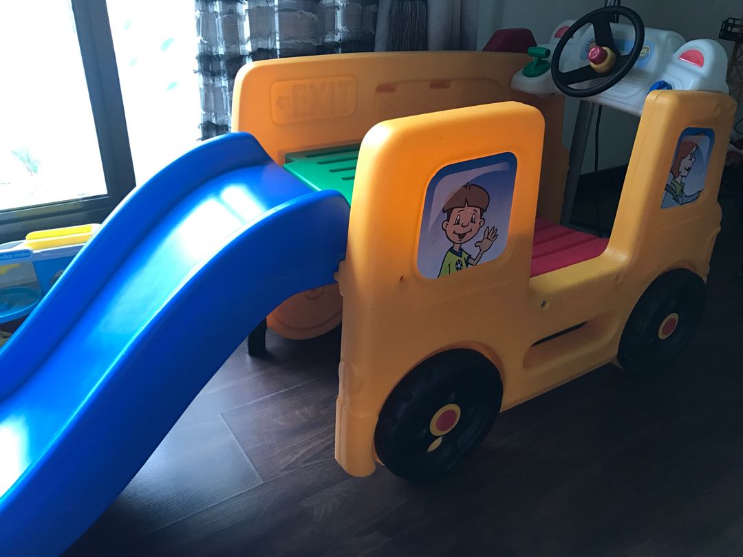 Little Tikes Bus with Slide (ride on), Hobbies & Toys, Toys & Games on