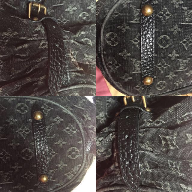 LOUIS VUITTON Denim Mahina XL Blue 156372