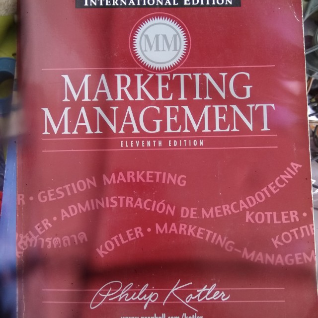 Marketing Management 11th Edition By Philip Kotler Books Stationery Fiction On Carousell