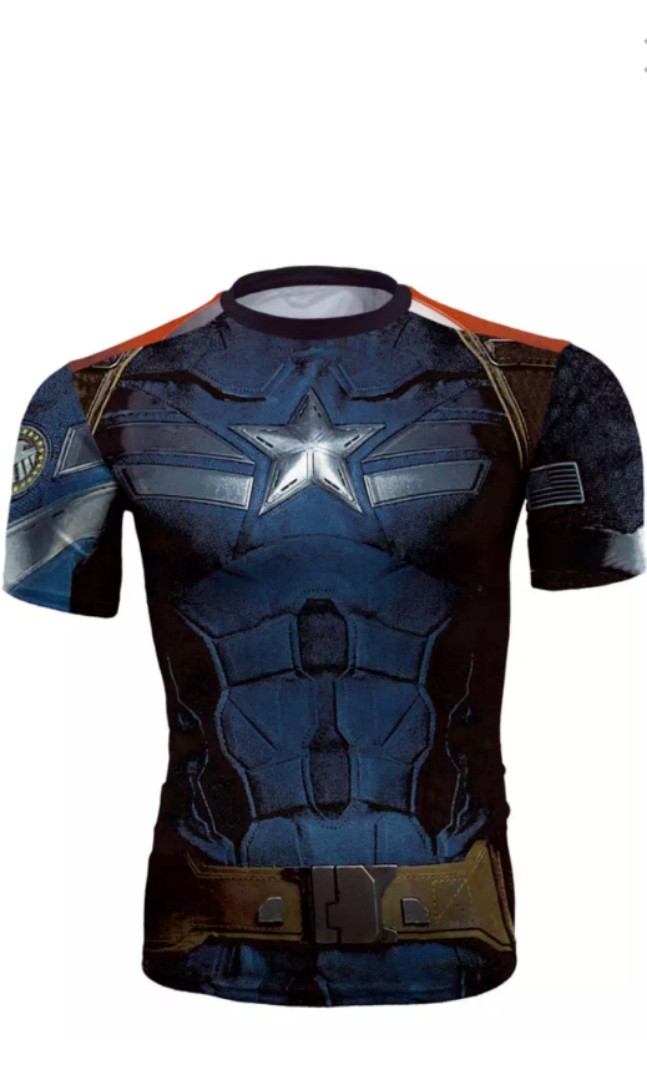 captain america workout t shirt