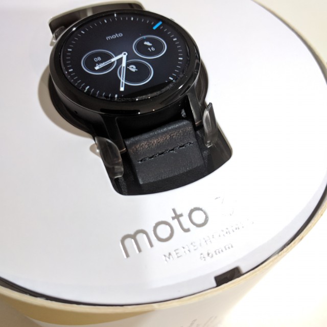 Moto 360 gen 2 42mm Android watch Mobile Phones Gadgets Mobile Gadget Accessories Other Mobile Gadget Accessories on Carousell