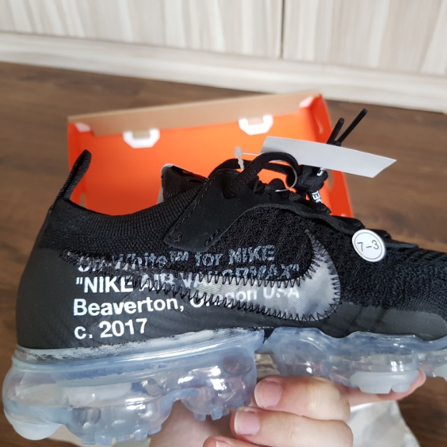 OFF WHITE x Nike Air VaporMax Black Drops Nice Kicks