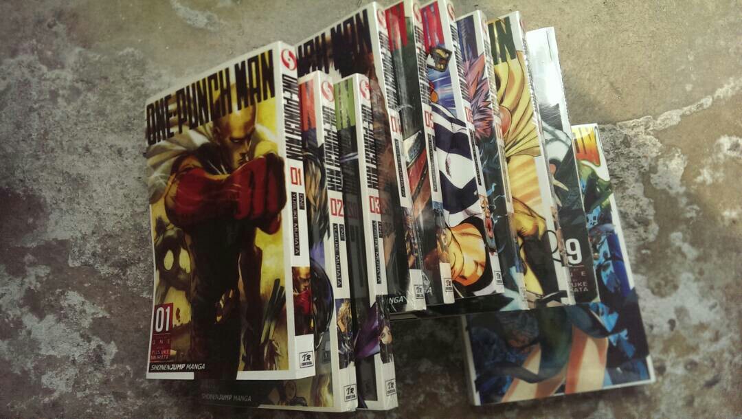One Punch Man Manga English Books Stationery Comics Manga On Carousell