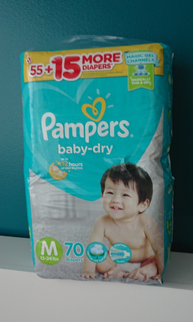 Pampers 70 sales pcs medium price