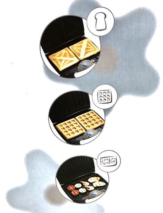 Philips Cucina 3in1 Sandwich/Waffle/Grill, TV & Home Appliances