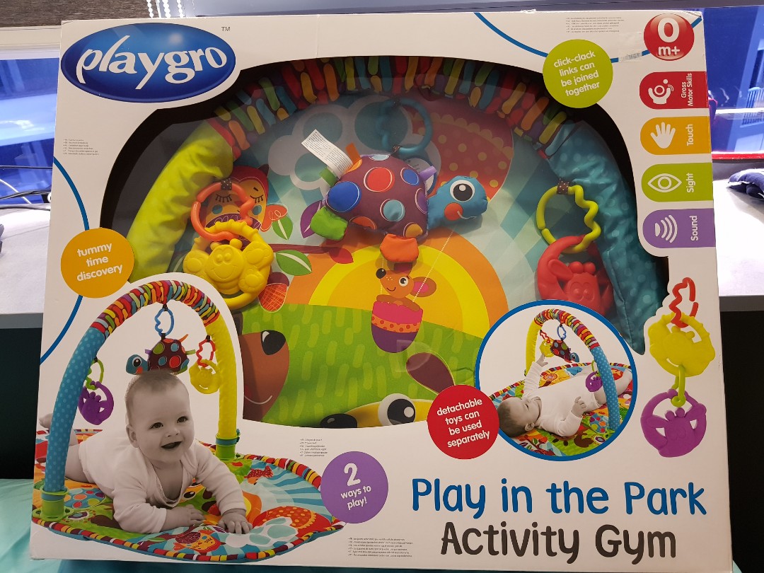 playgro play in the park activity gym
