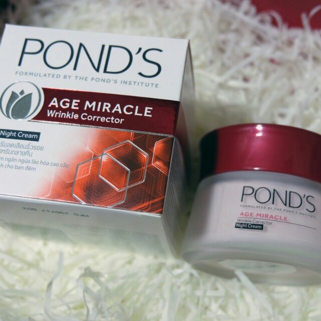 ponds age miracle wrinkle corrector night cream