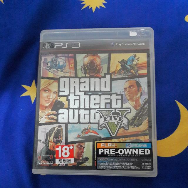 Gta Cheap Pre Owned Ps3 Games PS3 GTA5V, Video Gaming