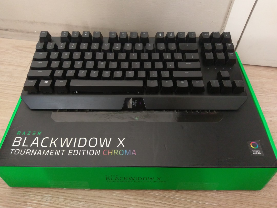 Razer Blackwidow X Tournament Edition Chroma Electronics Computer Parts Accessories On Carousell