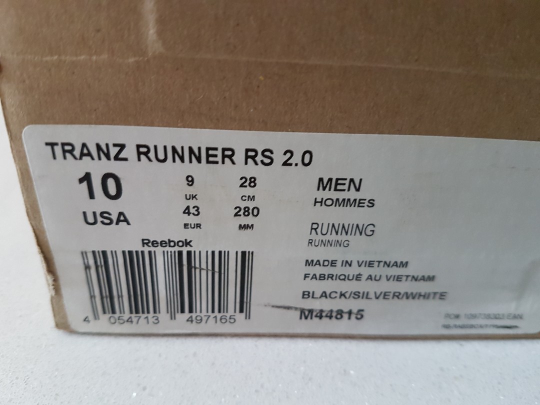 Reebok tranz runner rs on sale