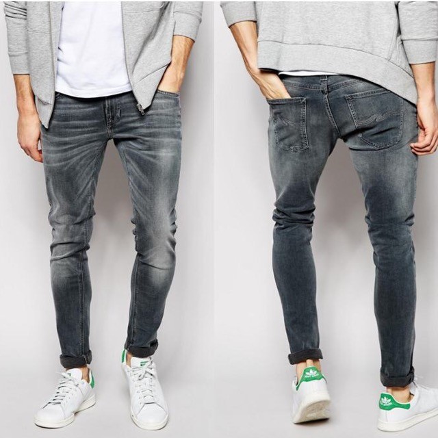 nudie jeans skinny lin grey