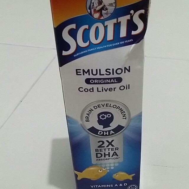 Scott's Emulsion original cod liver oil, Babies & Kids on Carousell