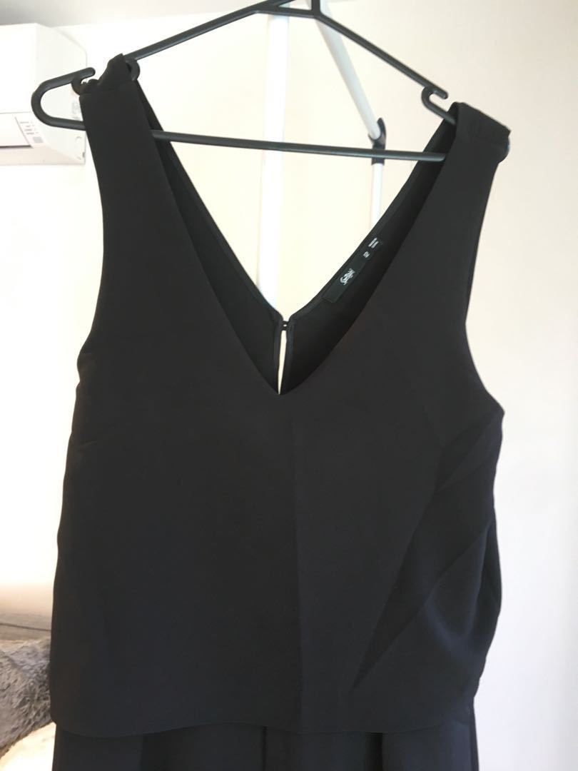 sportsgirl black jumpsuit
