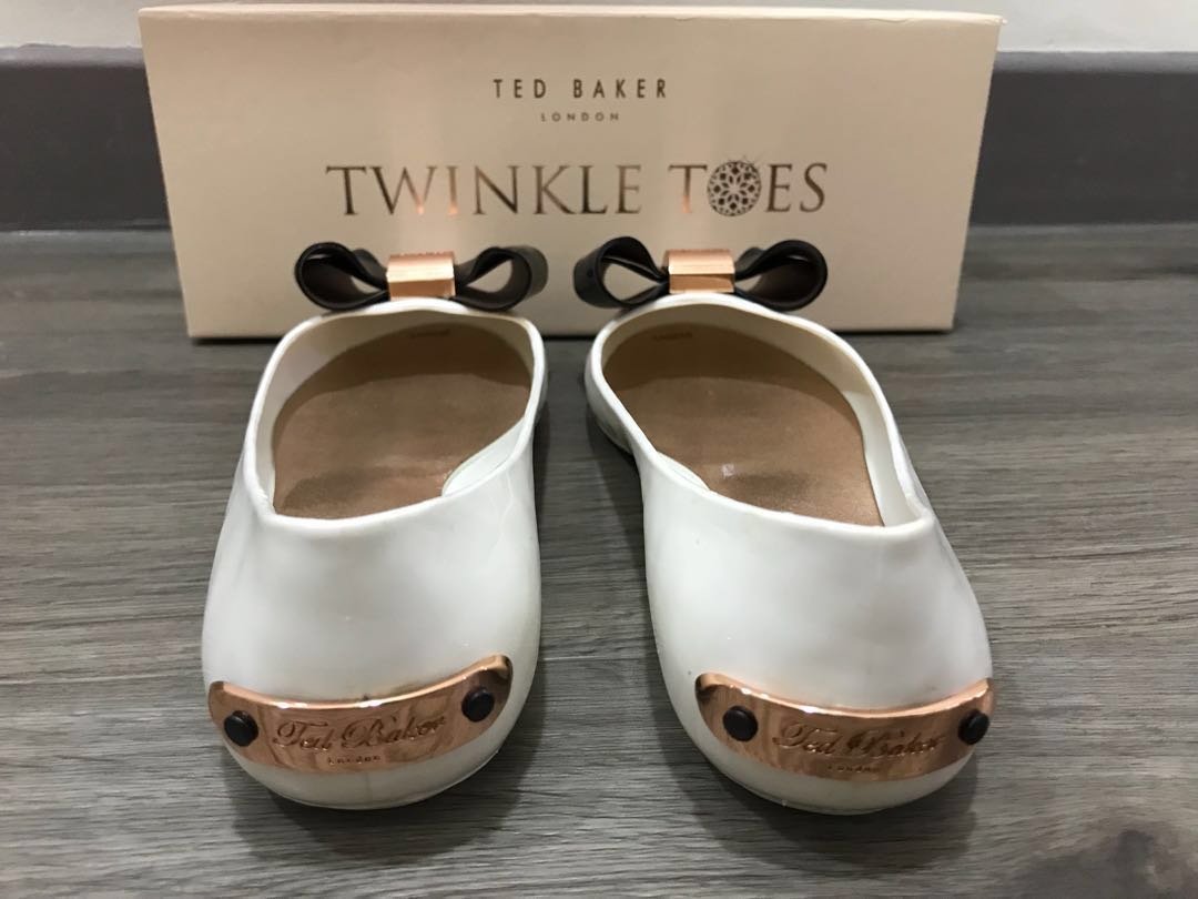 TED BAKER FAIYTE LARGE BOW WOMEN S JELLY PUMPS