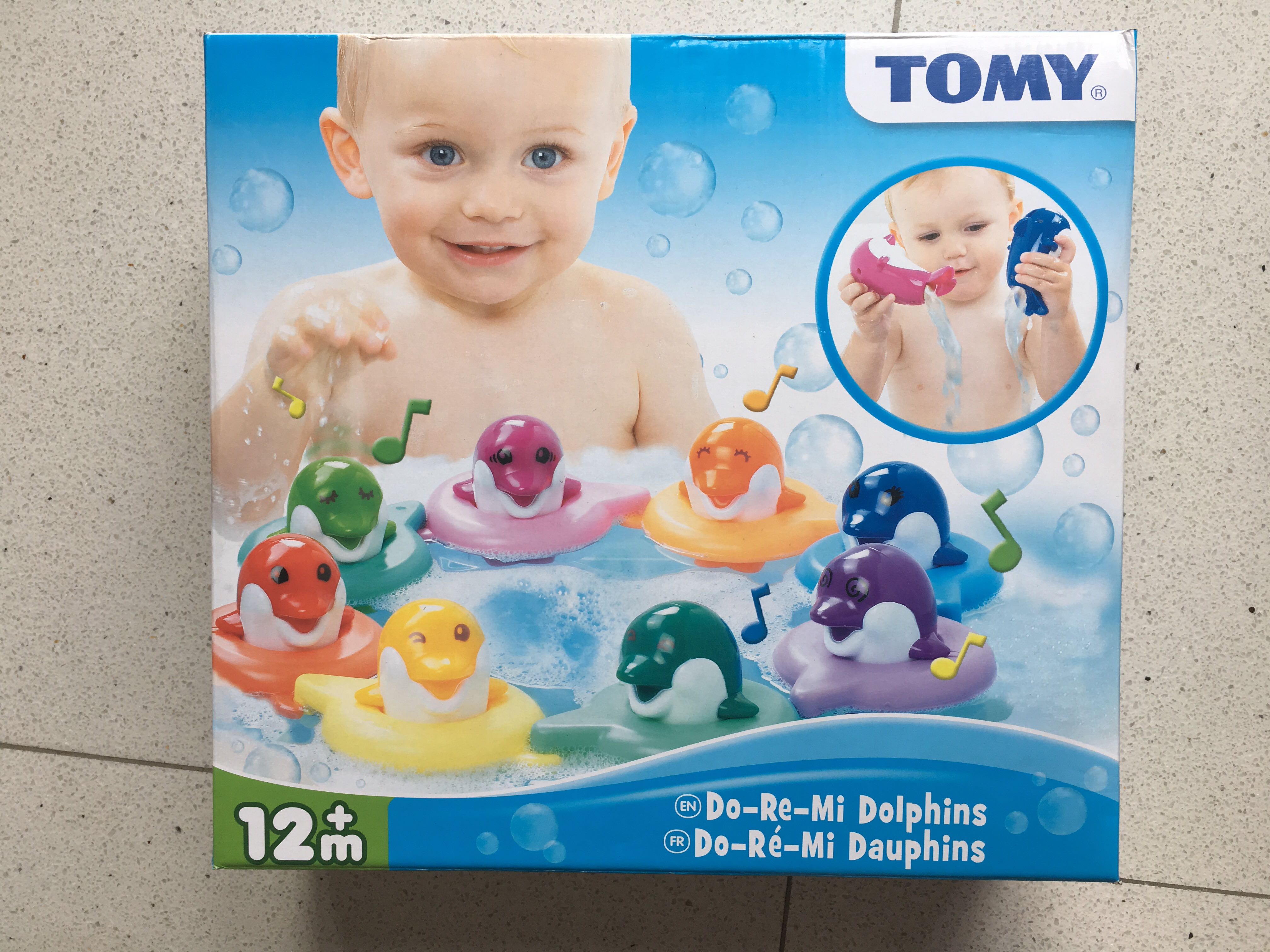 Tomy Do Re Mi Musical Dolphins Bath Toy
