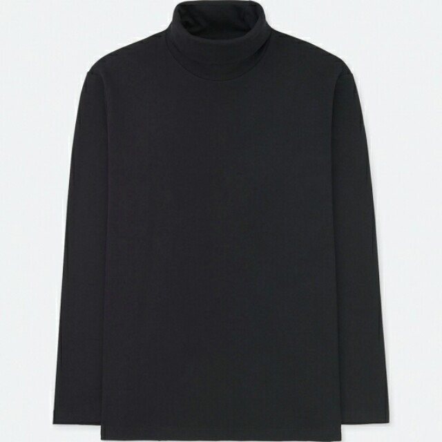 UNIQLO Men Cotton Turtleneck Long 