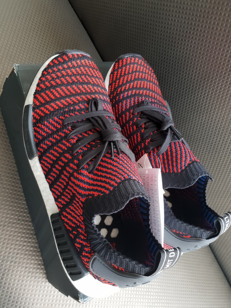 US9 UK8.5 adidas Originals NMD R1 STLT Primeknit Trainers In