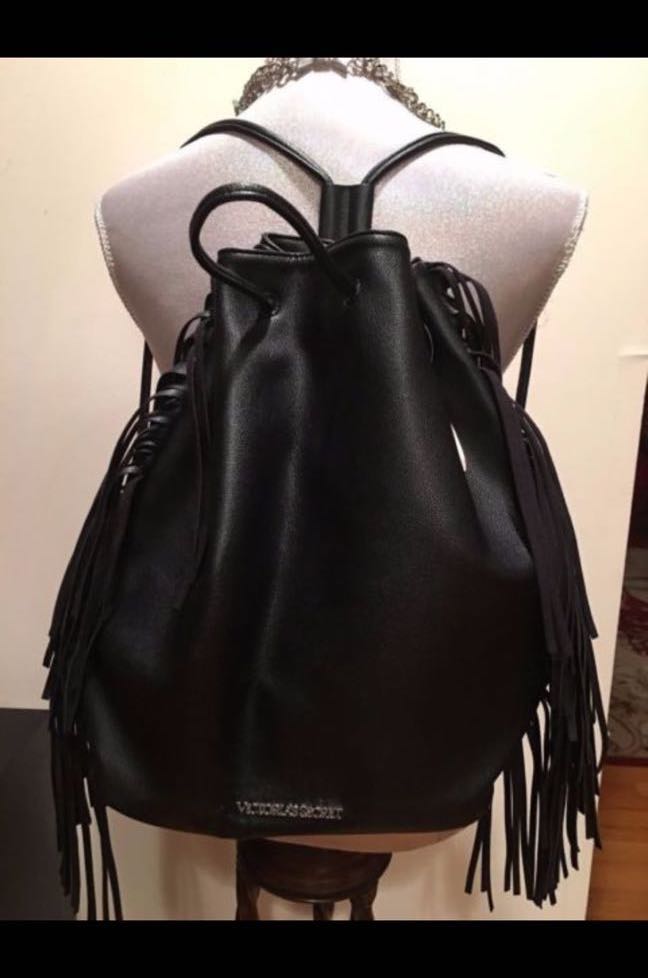 victoria secret fringe backpack