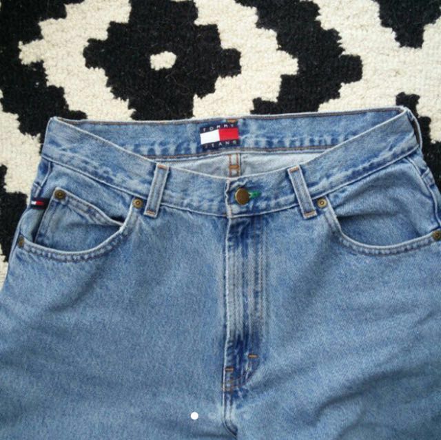 tommy hilfiger mom jeans vintage