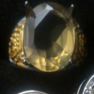 Lemon quartz stone   ( free gift Akar Bahar Ring for every transaction As long as there is still )