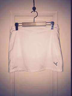 White Puma Skort