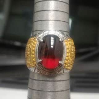 Hessonite red Garnet stone / biduri delima (free gift Akar Bahar Ring for every transaction As long as there is still)