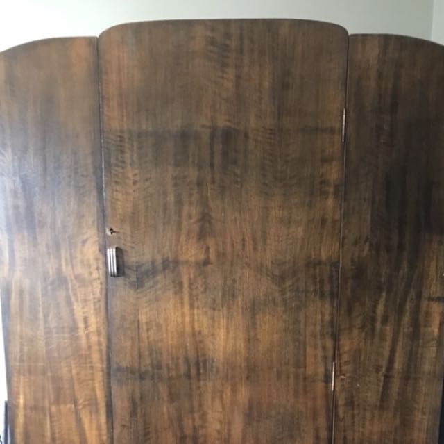 Art Deco Style Stand Alone Cupboard Wardrobe Home Furniture
