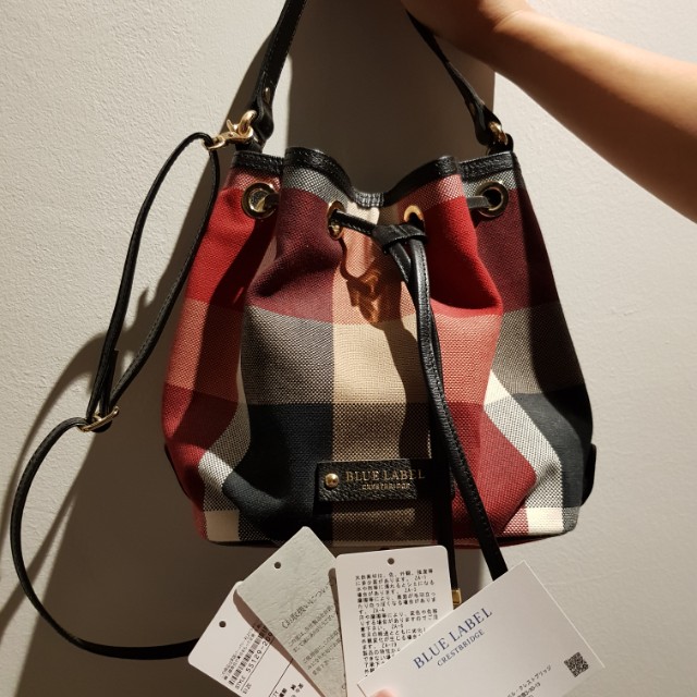 Burberry Blue Label Crestbridge Bucket Bag (ONLY IN JAPAN), Women's  Fashion, Bags & Wallets, Cross-body Bags on Carousell