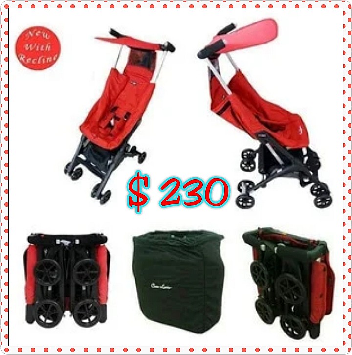 Stroller pockit 2025 recline