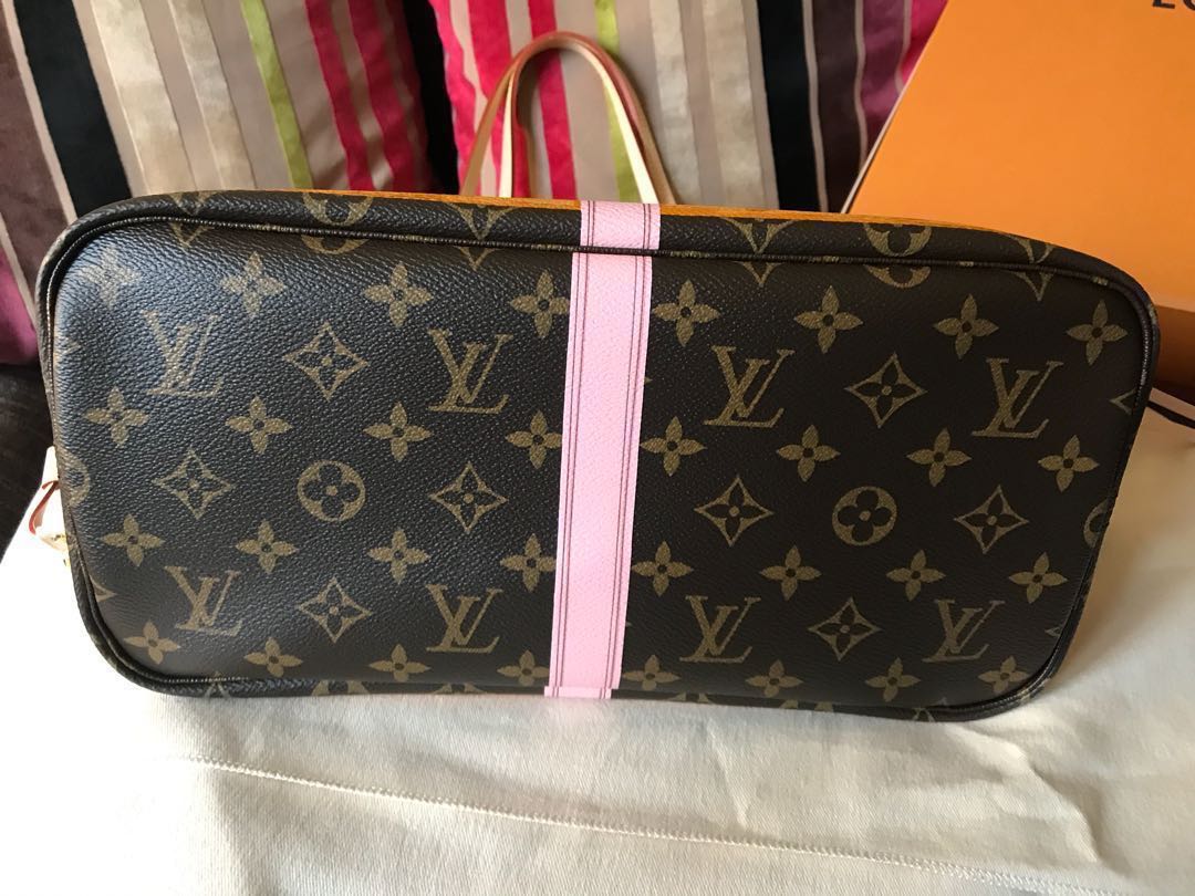 LOUIS VUITTON Limited Edition 2018 Monogram Summer Trunks Neverfull MM Tote  - ShopperBoard