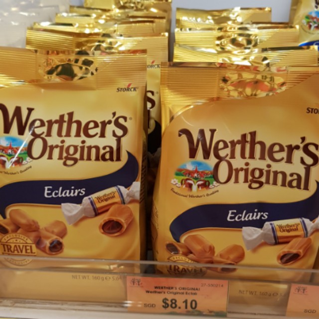*SOLD OUT* Germany Chocolate Eclair Toffee Werther's Original, Food