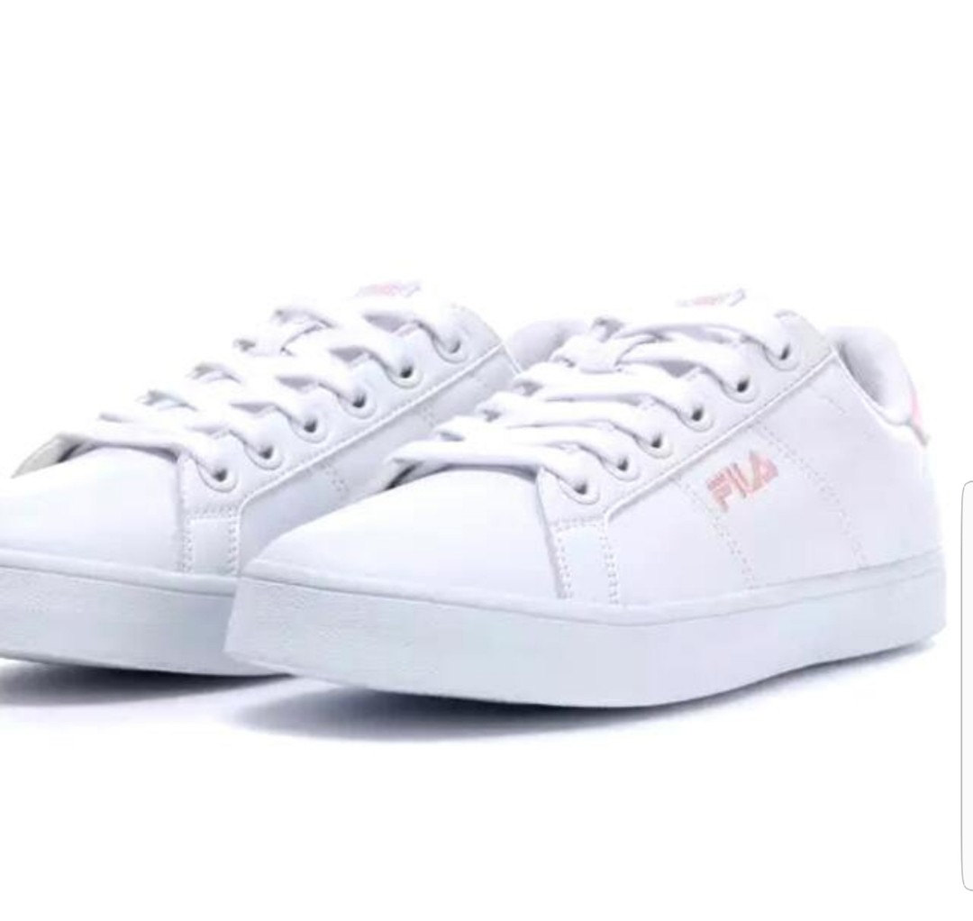 Fila sports court deluxe strawberry milk White Sneakers from korea Women s Fashion Footwear Sneakers on Carousell