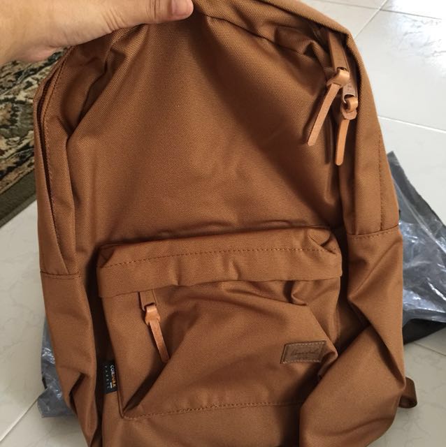 herschel caramel backpack