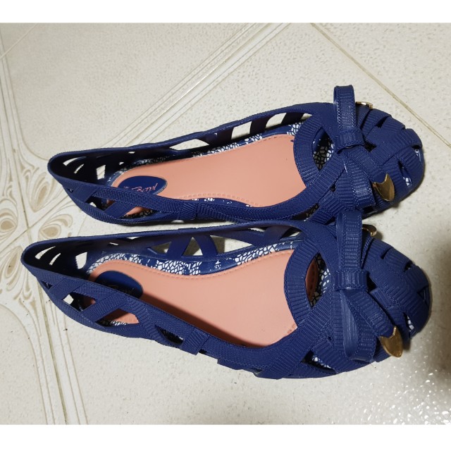 iBeryl Jelly Shoes Navy