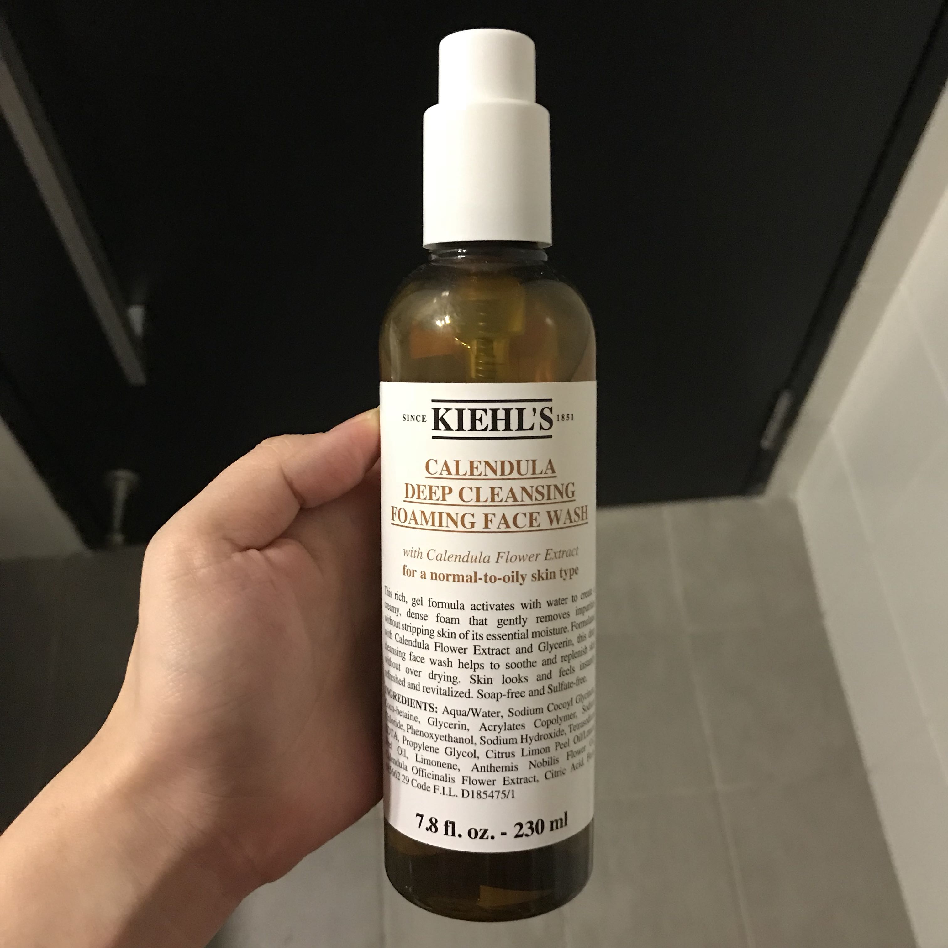 calendula deep cleansing foaming face