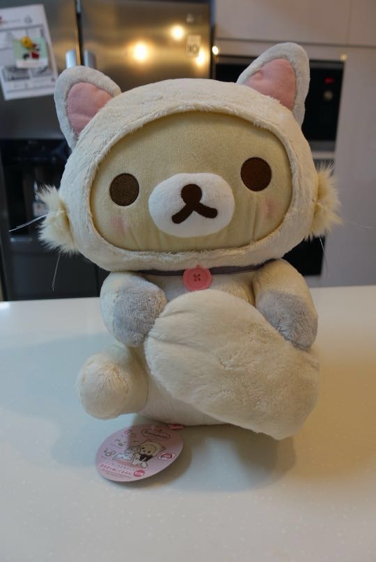 korilakkuma cat plush