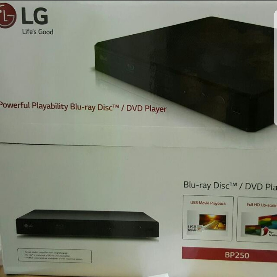 LG Bluray Player/ DVD player, TV & Home Appliances, TV & Entertainment