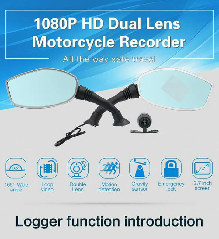 MOTORCYCLE RECORDER, Car Parts & Accessories on Carousell