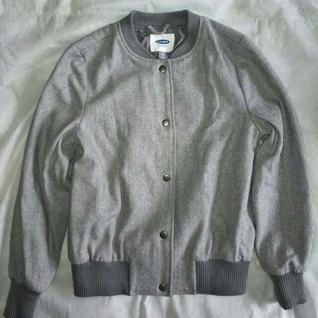 Old Navy Wool Bomber Jacket Women S Fashion Clothes On Carousell