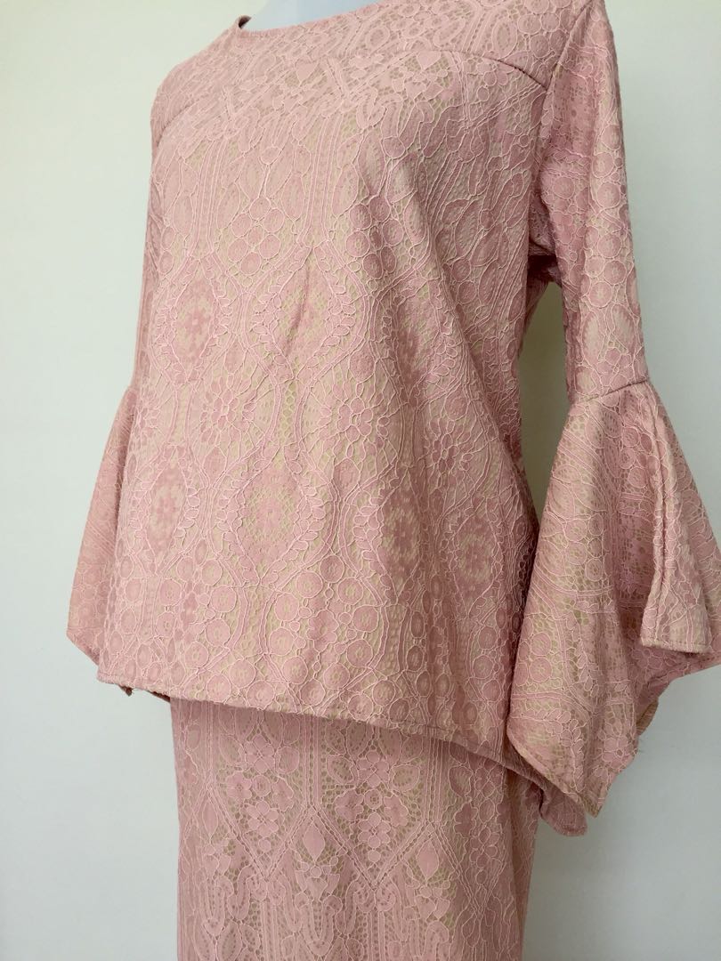 Plus Size Baju Kurung Lengan Saloma Women S Fashion Clothes Dresses On Carousell