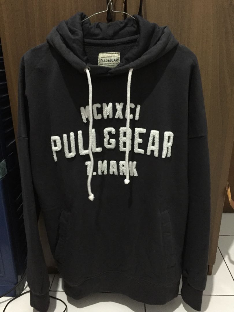 Pull and Bear Hoodie T.Mark Original Dark Grey