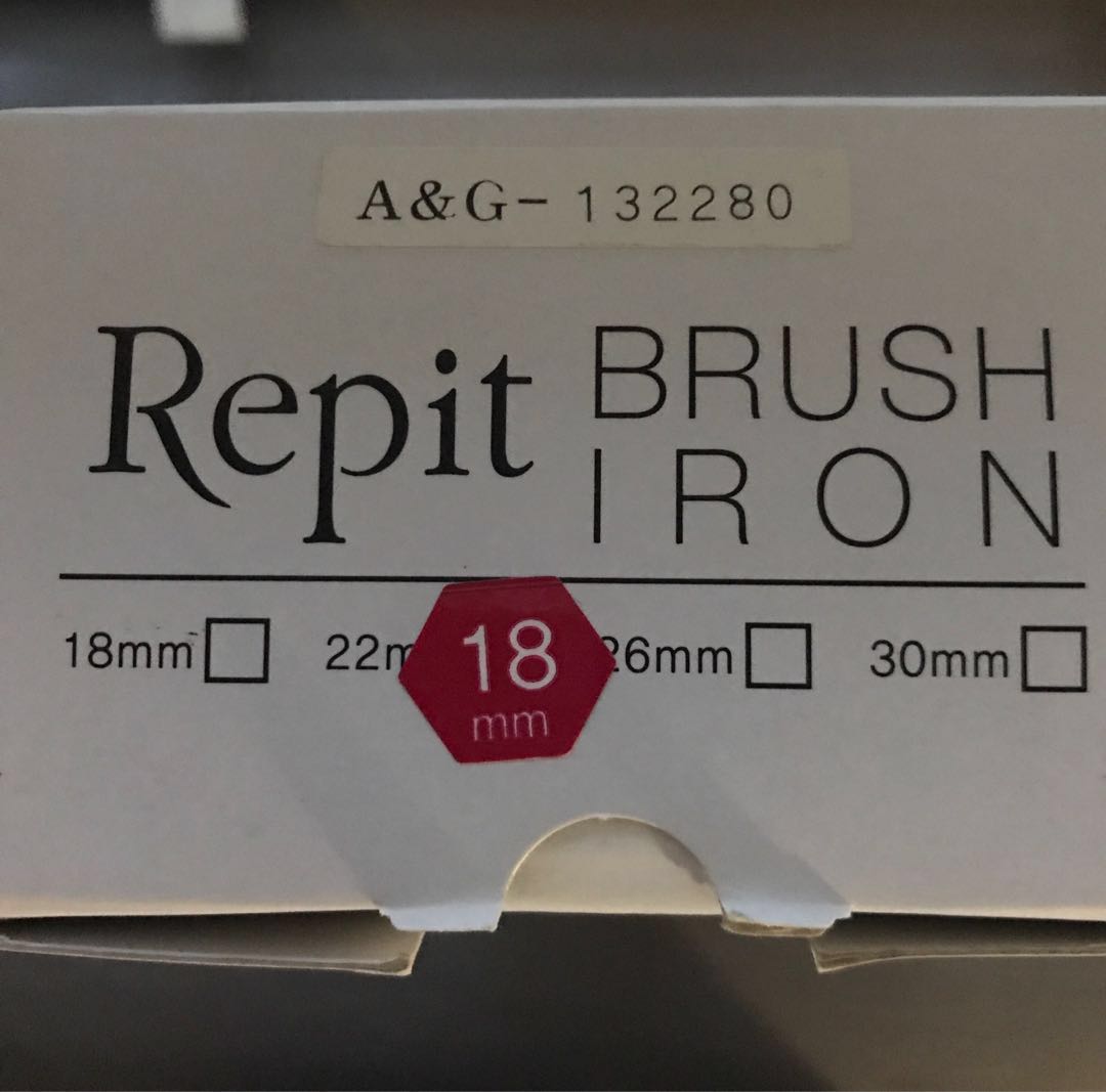 Repit Iron Brush 18 mm hair curler create ion Japan, Beauty & Personal ...