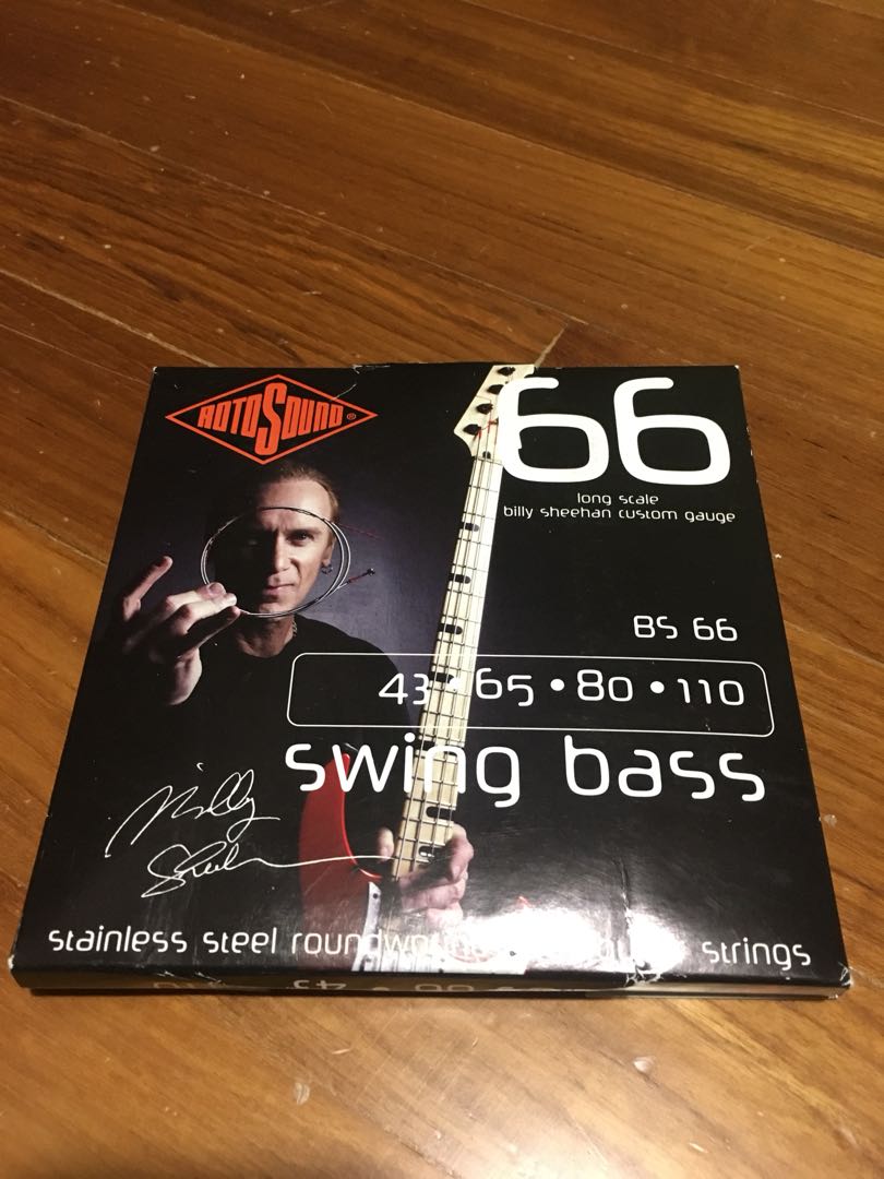 Rotosound Billy Sheehan Signature Sets Custom Stainless Steel Roundwound