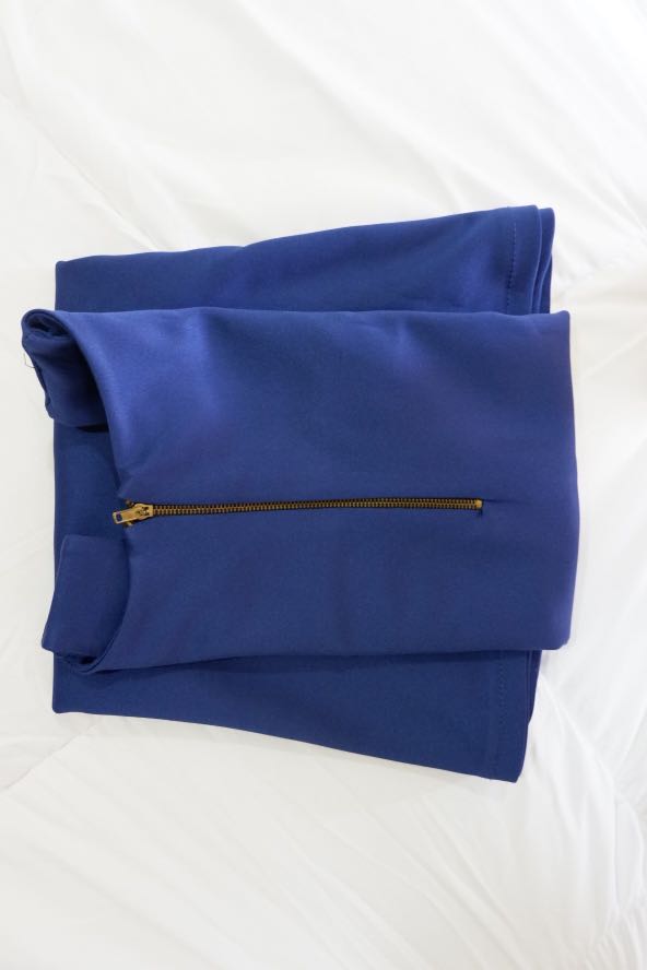 Royal blue skater dress (Category: Dresses) located in Quezon City. Submitted by zos_closet (Listing ID 163616209, Image 2). Description: .
