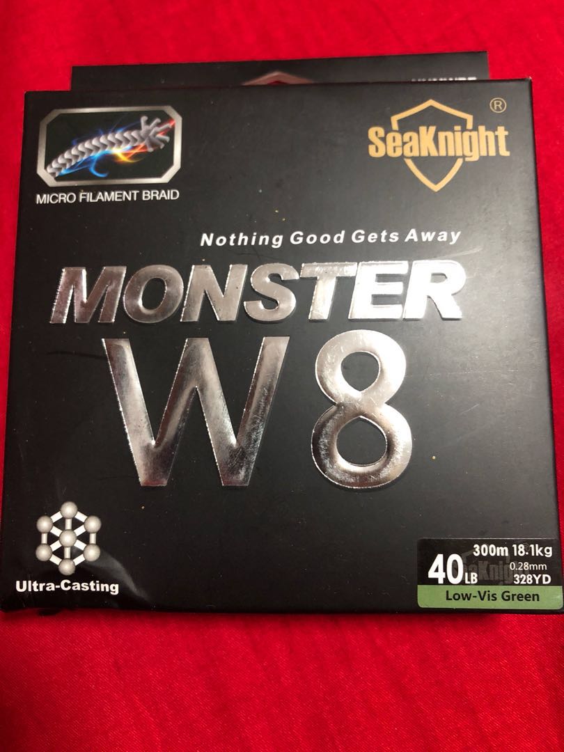 SeaKnight Monster W8 40LBS Braided Line, Everything Else on Carousell