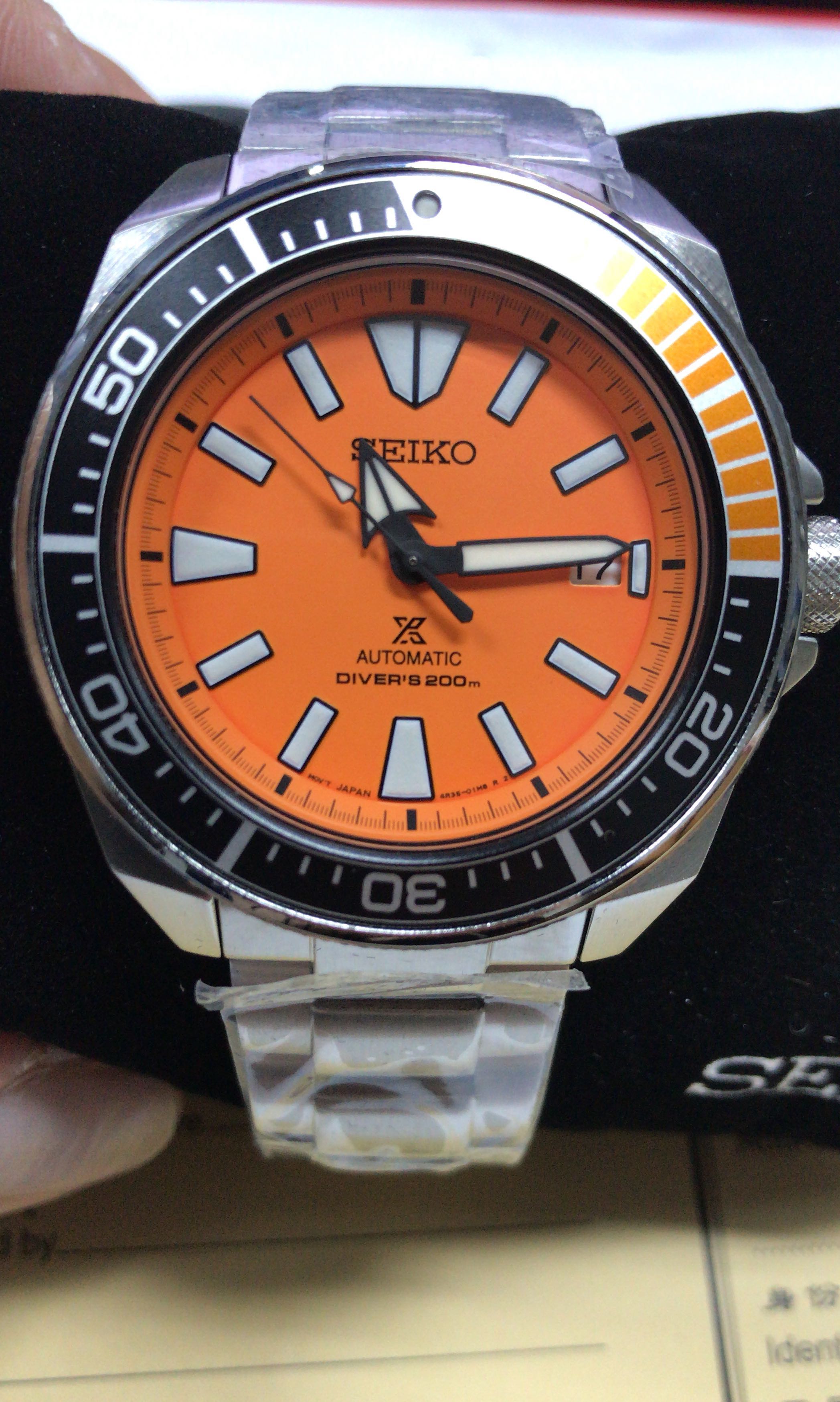 seiko orange samurai review