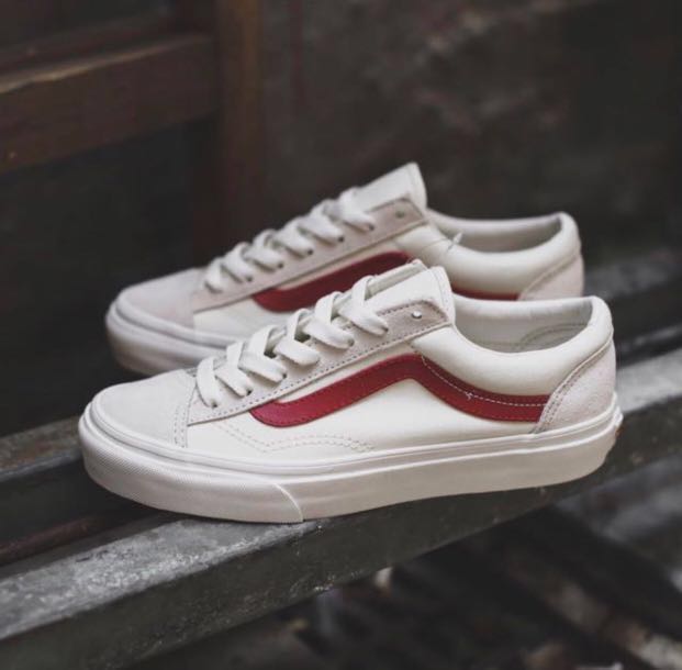 VANS STYLE 36 RACING RED MARSHMALLOW 