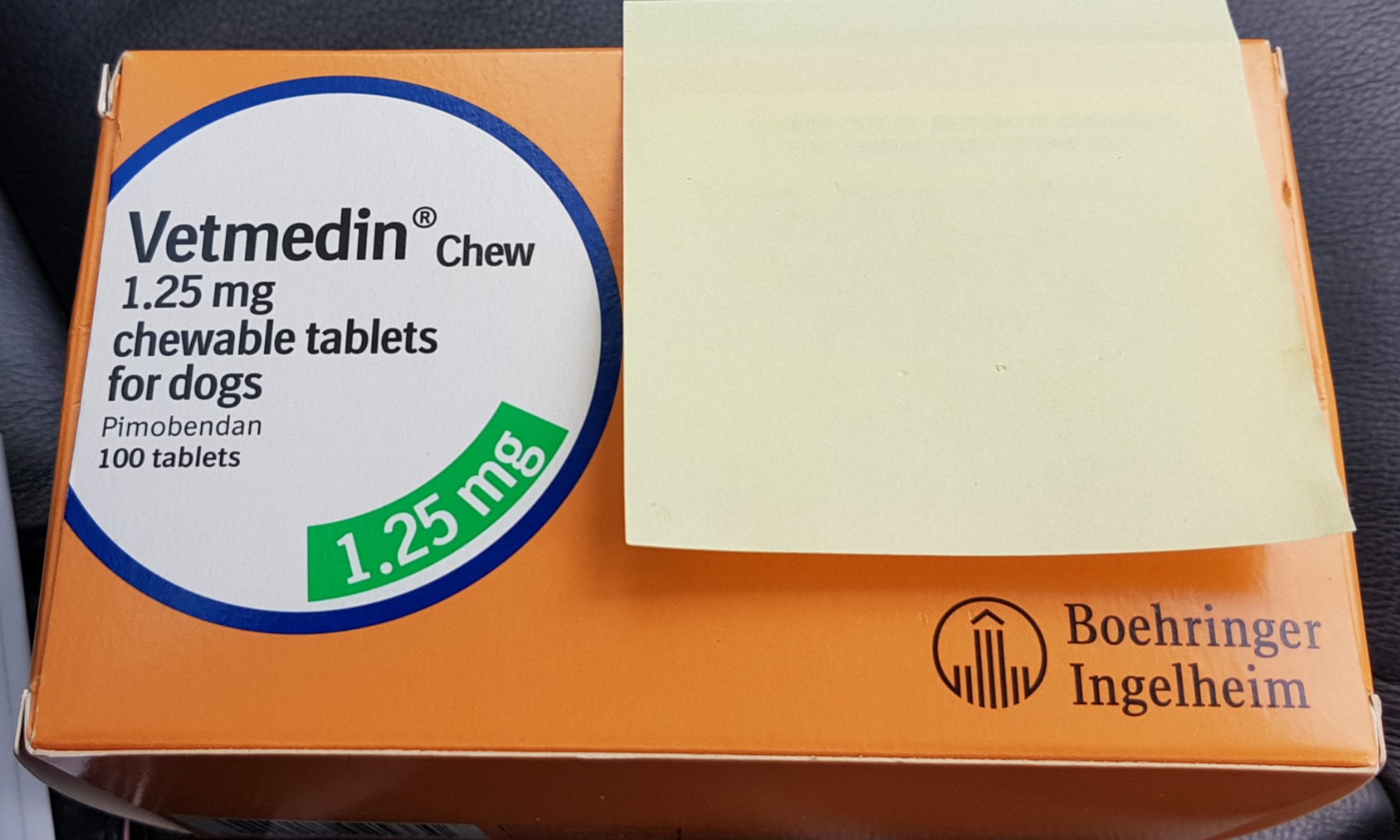 Vetmedin 1 25 Mg 60pc Chewable Tablets For Dogs Pet Supplies On Carousell