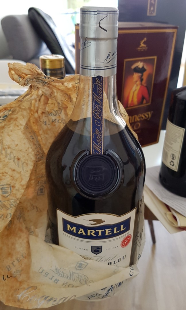 Vintage Martell Cordon Bleu Cognac - 20 yrs old and above!, Food 