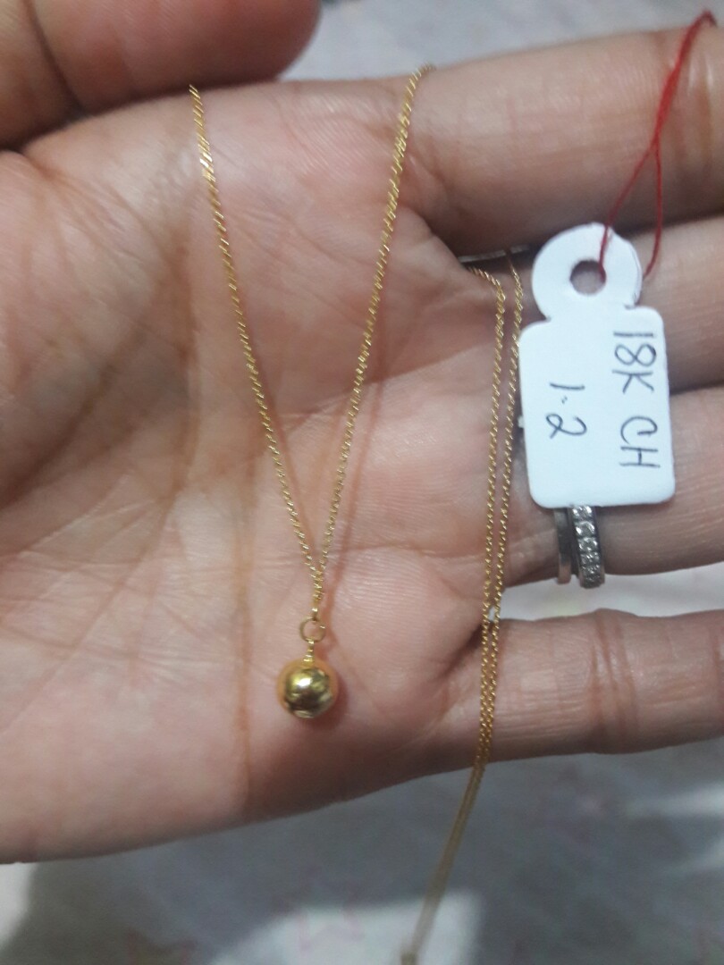 Chinese gold necklace 18k price sale